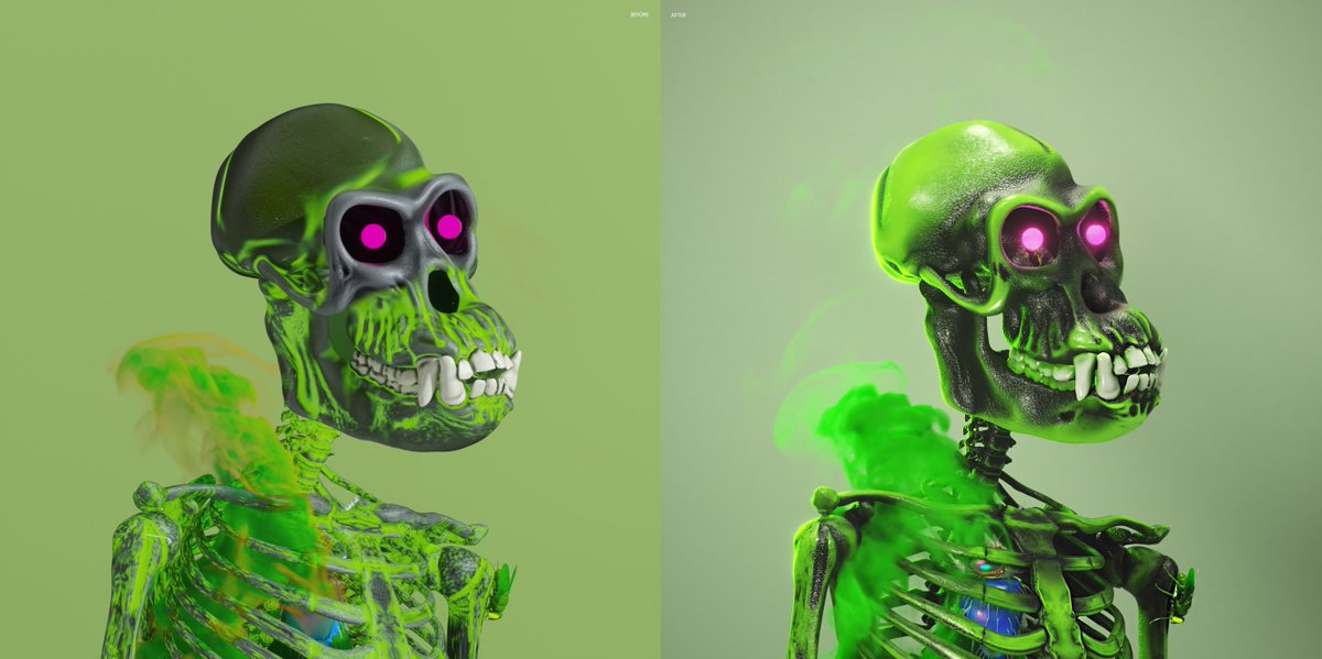 WickedBoneClub's tweet photo. Wicked Monsters reroll soon...
Wicked Monsters art upgrade sooner...

Who has better 3D apes in the game right now? 

https://t.co/jzaFEZS5Eq
https://t.co/HgXZckBZrN https://t.co/t8NrMTYpLa