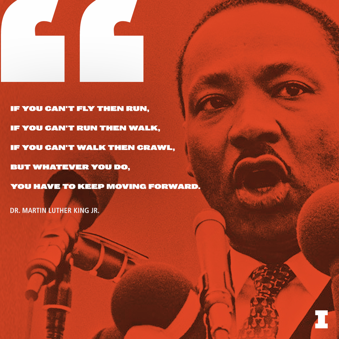 Remembering the life and legacy of Dr. Martin Luther King Jr. 

#Illini x #MLKDay