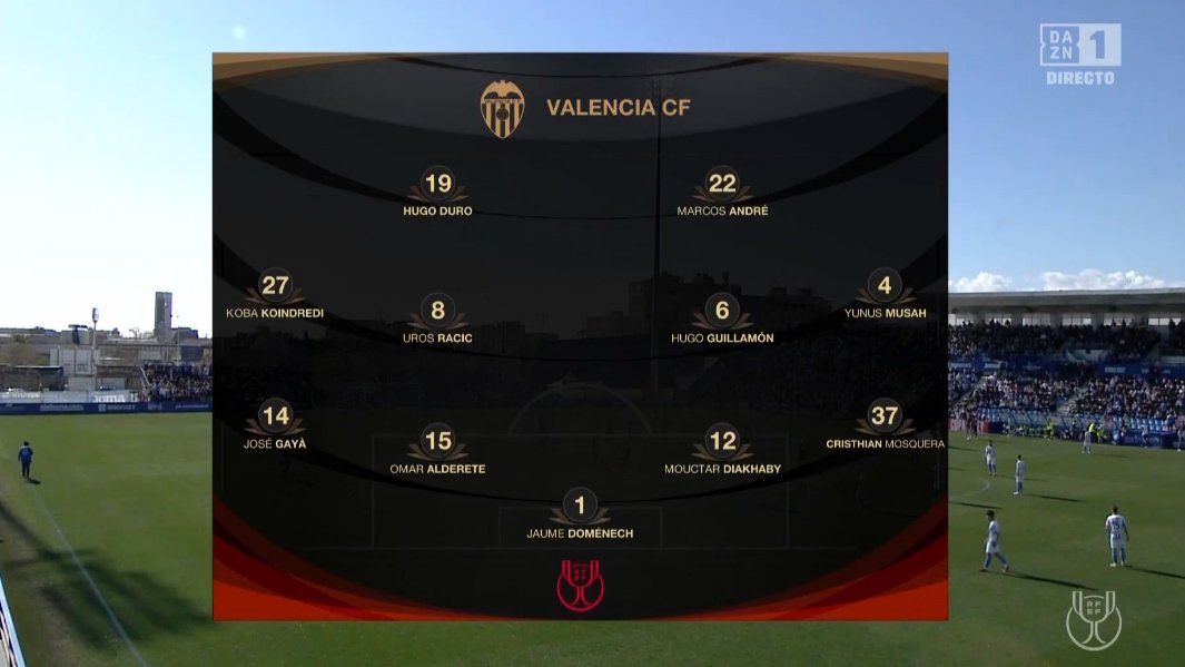 foet247europa's tweet photo. Valencia qualified for the quarter-finals of the Copa del Rey after a 1-0 win and an early goal from Marcos André ended Atlético Baleares' adventure. #ATBVCF #ATBValencia #CopaDelRey https://t.co/EuNZvOqy1H