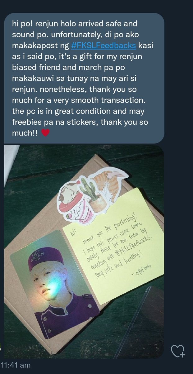 forksoolo's tweet photo. #FKSLFeedbacks 🤍 https://t.co/thHkxnTEPz