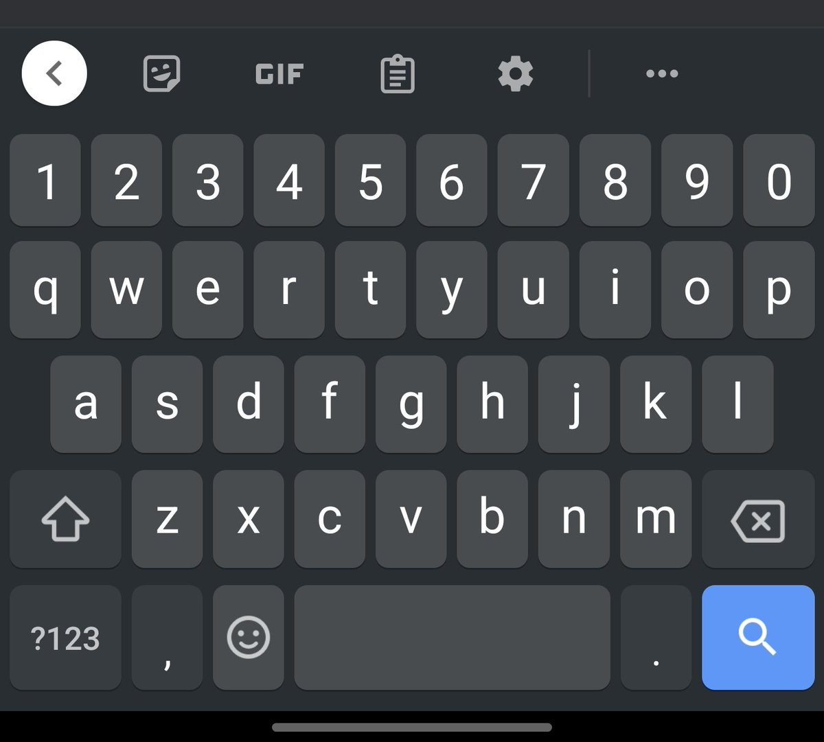 eric23600's tweet image. I would use GBoard if it werent for the fact that there is a pure black bar at the bottom of the keyboard where the navigation bar is.