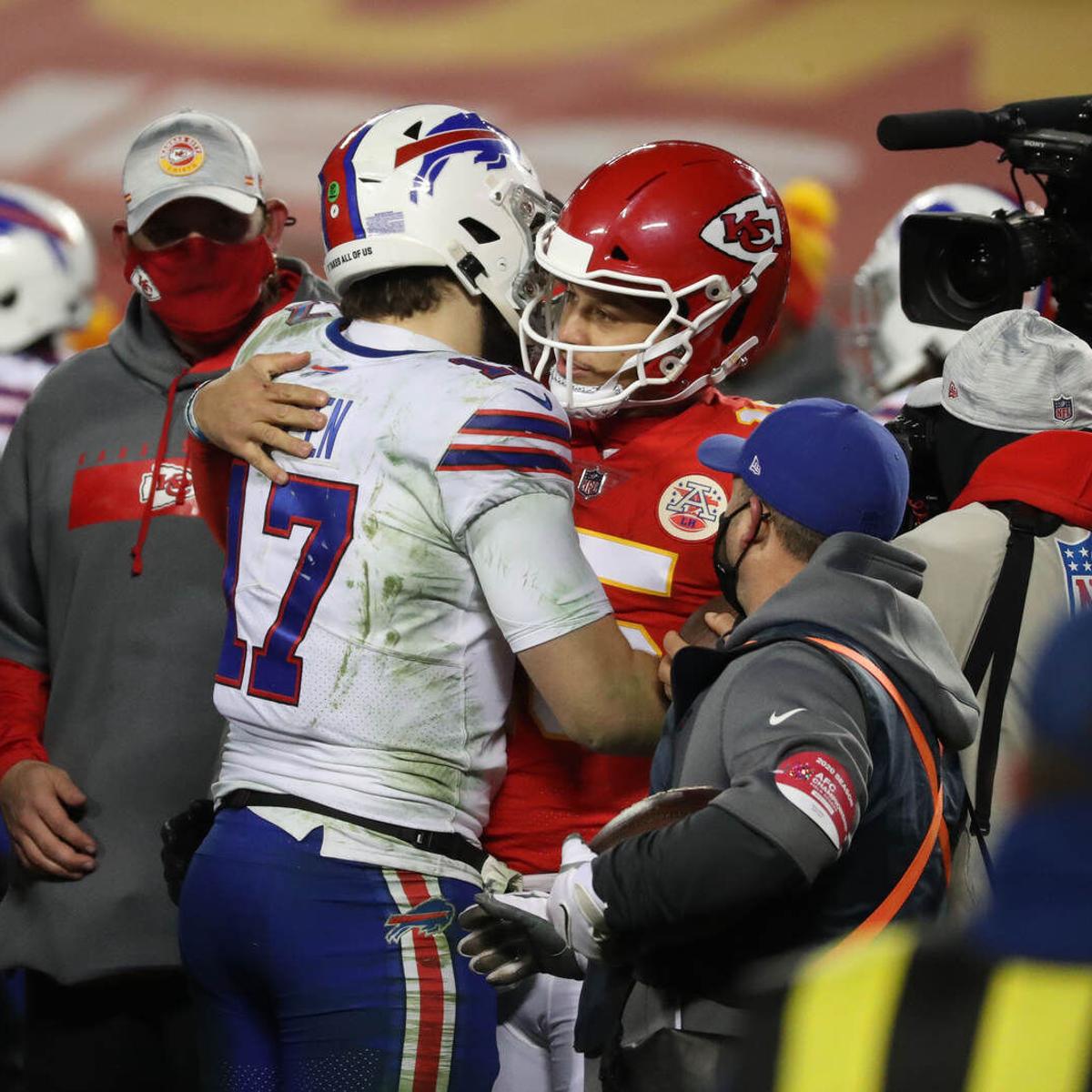 PFF_Fantasy's tweet image. We get to watch Patrick Mahomes vs Josh Allen next week 🍿
