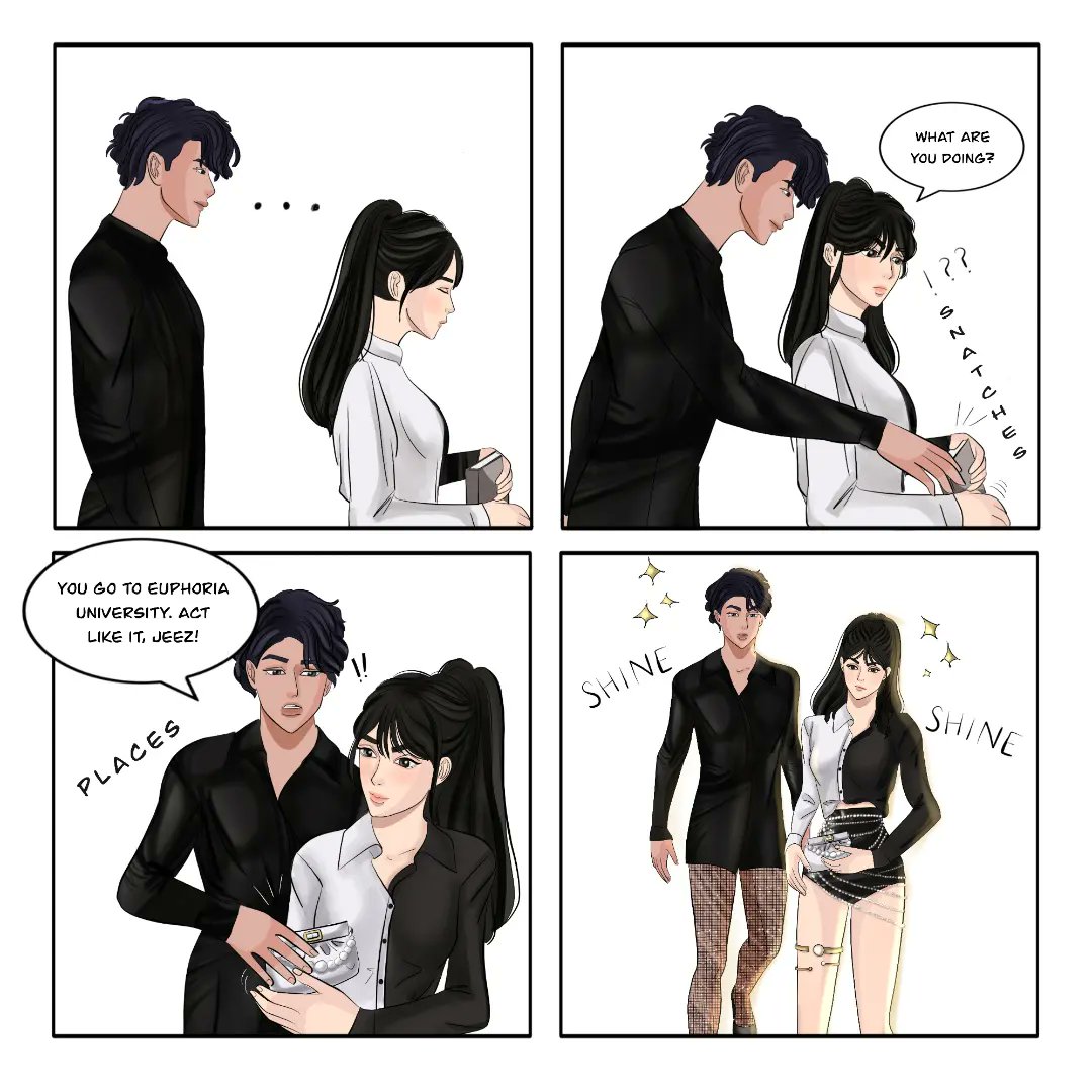 Converstop's tweet photo. What's your #Euphoria look? 

@webtooncanvas @webtoonofficial 
#EuphoriaHBO #EuphoriaSeason2 https://t.co/TRwPJhix7W
