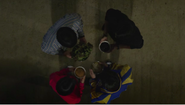 smcsydlow's tweet photo. emphasis on unsolicited comments on physical appearance, pressure surrounding school rankings, and helicopter parenting. I thought this scene in particular was very heartwarming because I remember doing this exact food exchange with friends and neighbors,... https://t.co/HcLHVmoyOa
