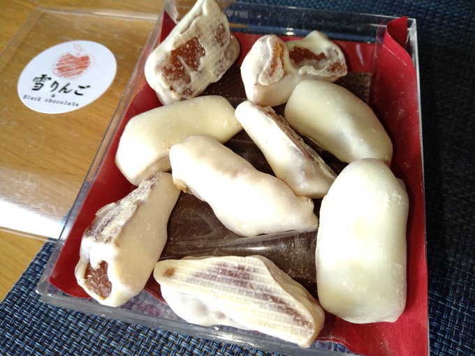 初、雪りんご。(゜д゜)ウマーイ! 