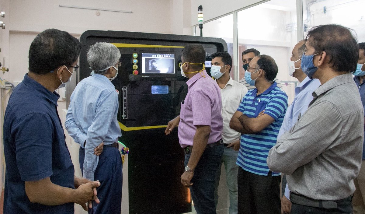 intech_additive's tweet photo. Continuation of an AM Journey – Pictures of the latest installation of our iFusionSF1 Metal 3D Printer at IIT Madras @iitmadras 
 
Read here in case you missed it: https://t.co/d3sBRINAzf

#Metal3DPrinting #AdditiveManufacturing #LPBF #MadeInIndia #BuiltForTheWorld https://t.co/9B5kuSmVJL