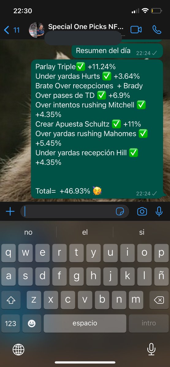 TheSpecialOne_P's tweet photo. Ganamos las 7 apuestas del día en los playoffs de la NFL

2 por partido + Un parlay triple y sumamos casi medio bank

Excelente domingo 🥳🏈 https://t.co/7UExh7kS1u