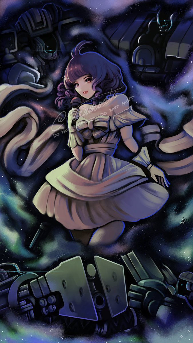 mamoato's tweet photo. Miyuki Inaba as The World.
*reupload to touch up the G3/scale down*

Started at the end of last year and finished in time to turn in my zine app! This was an absolute blast, I want to draw MORE SPACE and MORE MECHS 🛰️🤖
#13sentinels #十三機兵防衛圏 #atlusfaithful https://t.co/yMTMU6keK5