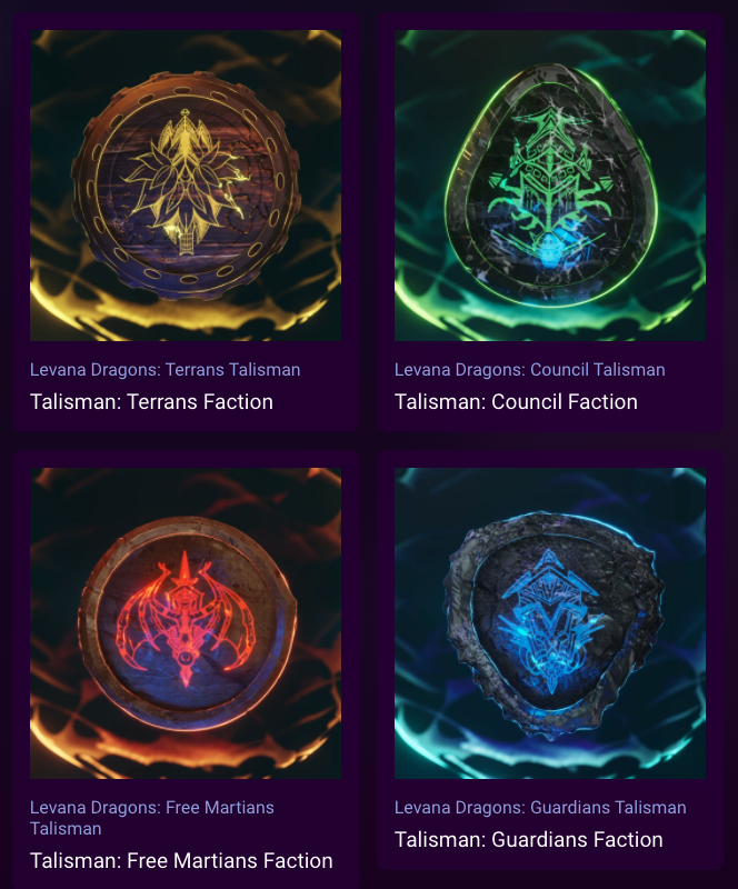 🚨 Talisman Giveaway 🚨
We are giving away 4 faction Talisman to be used in the upcoming Talisman Faction War Game.

📜Increase the rarity of your Talisman by questing with your team mates ⛰️🌋🏔️

To Win: Retweet and tag 3 friends
Tell us which Faction you want to join and why!