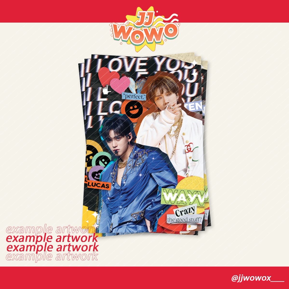 jjwowox____'s tweet photo. Example Artwork 
°Postcard

#JJWOWOx
#รับออกแบบ #รับออกแบบของแจก https://t.co/RQB3ldfLBF