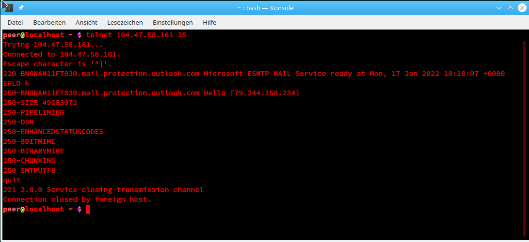Hallo <a href="/msnde/">MSN Deutschland</a>! Eure Mailserver können teilweise noch nicht mal banalste SSL/TLS-Verschlüsselung. Noch nicht mal unsichere. Nada. Nix.

Könnt Ihr endlich mal halbwegs state-of-the-art und zuverlässig sein? 

Hallo alle #Office365-Kunden: #Sicherheit #Privacy #DSGVO? Irgendwie so?
