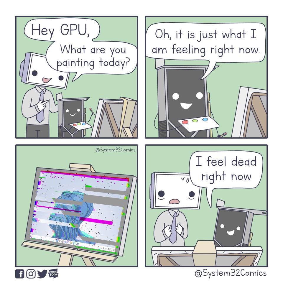 gskillgaming's tweet photo. What is your GPU temperature at this moment?
📸 #System32Comics
#pc #gpu #pcmeme https://t.co/n9ptmIW3LL