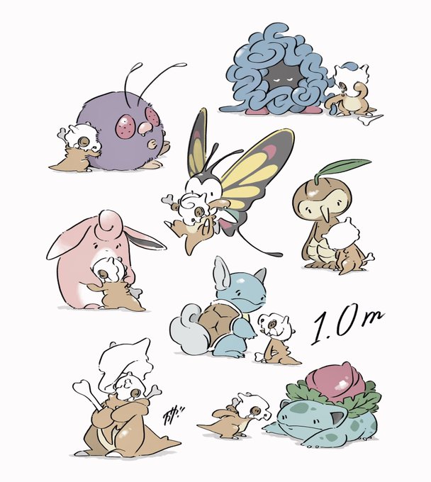 ポケモンと生活のtwitterイラスト作品