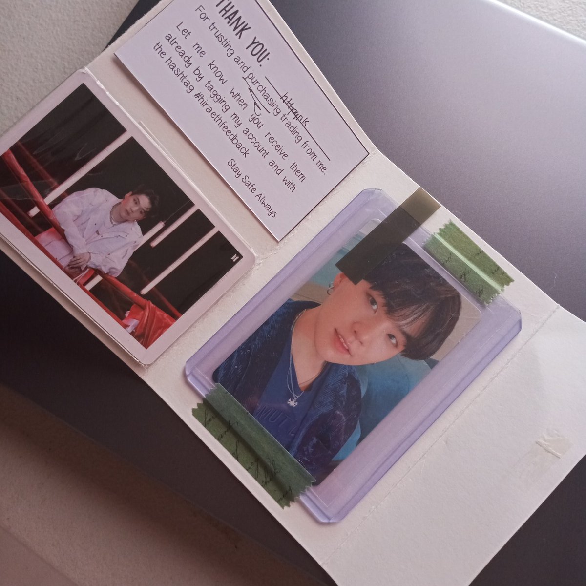 httpynk's tweet photo. ꒰ #httpynkbuys ꒱
⤷ #hiraethfeedback
hello @HiraethChimken , yoonie is here na !! he arrived to me safely >< thank u for packing him well <3 thank u also for the freebies !! https://t.co/DOZlDdFR71
