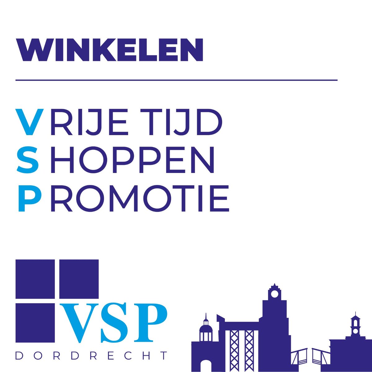 De VSP wil de aantrekkelijkheid van de stad bewaken en verder verbeteren. De VSP wil meer dan ooit Dordrecht als toeristische trekpleister promoten en meer kwalitatieve horeca, hotels, en terrassen in de stad. 
Goed winkelaanbod en gevarieerd.
Versoepeling van het terrassenbeleid