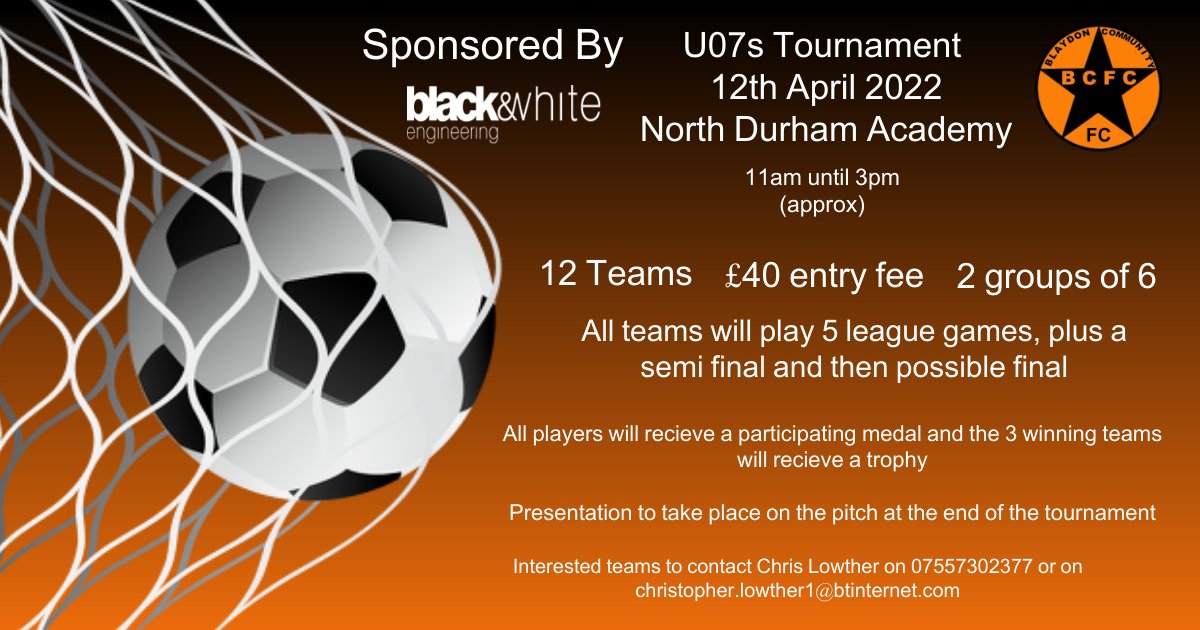NJFL_Official's tweet photo. Up coming tournaments. Should anyone be interested or like more information, please contact Chris Lowther https://t.co/LIHZxp6EHG