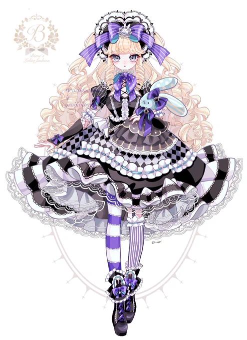 フリルとレースたっぷりのお洋服🎀
 #絵柄が好みって人にフォローされたい 