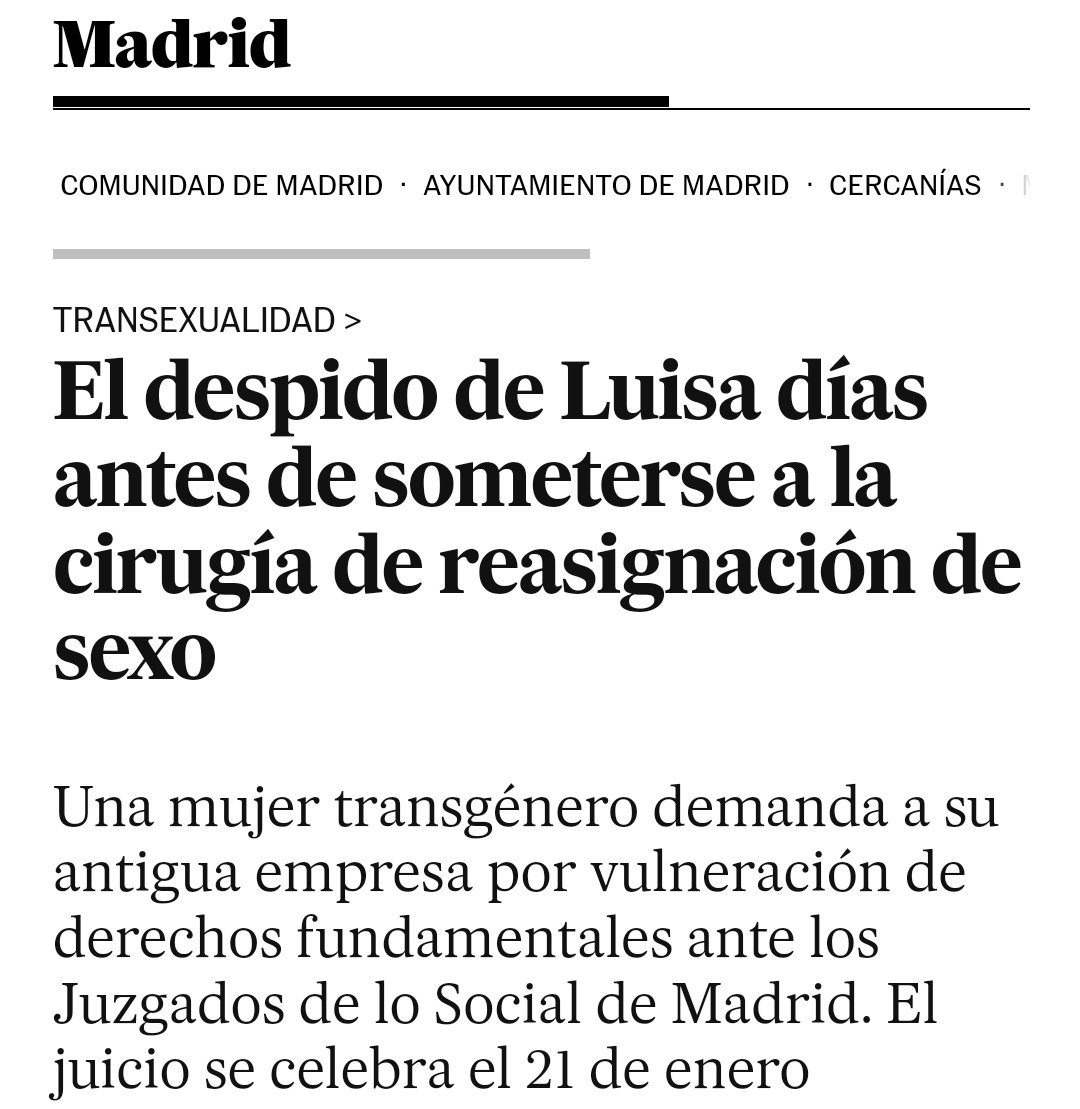 danieafricansun's tweet photo. “El híbrido”, “el indefinido” o “el travelo” era la forma que tenían de deshumanizar a Luisa en su trabajo.
Se enfrentará a #Samsung por su despido en un juicio el 21 de enero.
Otro caso más de #transfobia en la sociedad.
https://t.co/Ak9mjOsG7g https://t.co/bi5m7CVO1b