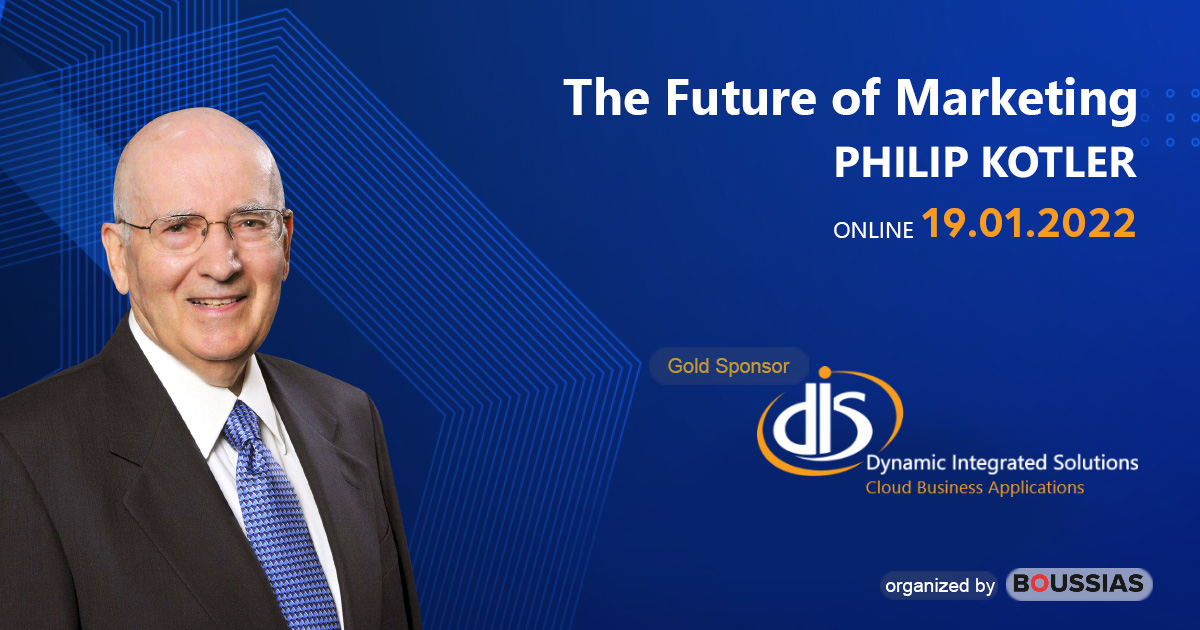 DIS_Hellas's tweet photo. We are more than excited to be the Gold Sponsor of “Future of Marketing’’ conference, starring by the Father of marketing, Philip Kotler and taking place online, on the 19th of January, organized by Boussias. 

👉 https://t.co/E8D3jDdbxr

#philipkotler #digitaltransformation https://t.co/shI86YC0Yo