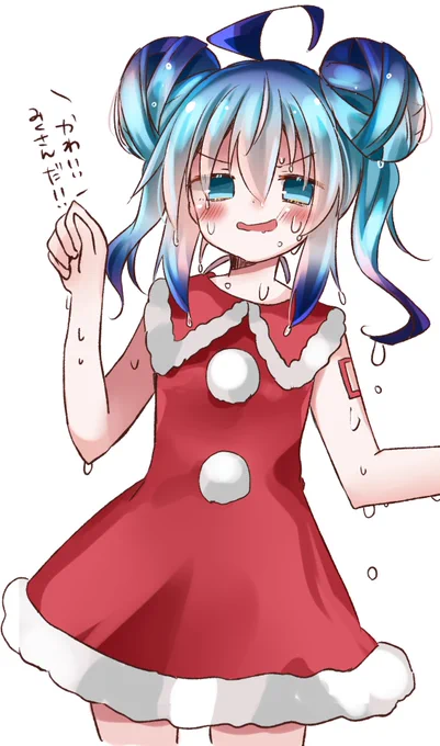 有能だからちゃんと隠れた部分まで描いてた
ずぶぬれサンタコスお団子ミクさん
https://t.co/6x1rnN7USH 