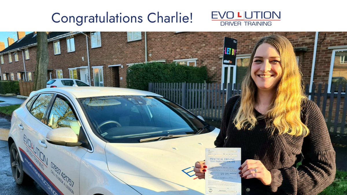 SteveHullADI's tweet photo. Congratulations to Charlie on passing her driving test in #Norwich last week!
#PassYourDrivingTest #DrivingTestNorwich https://t.co/xLUCsndTnY