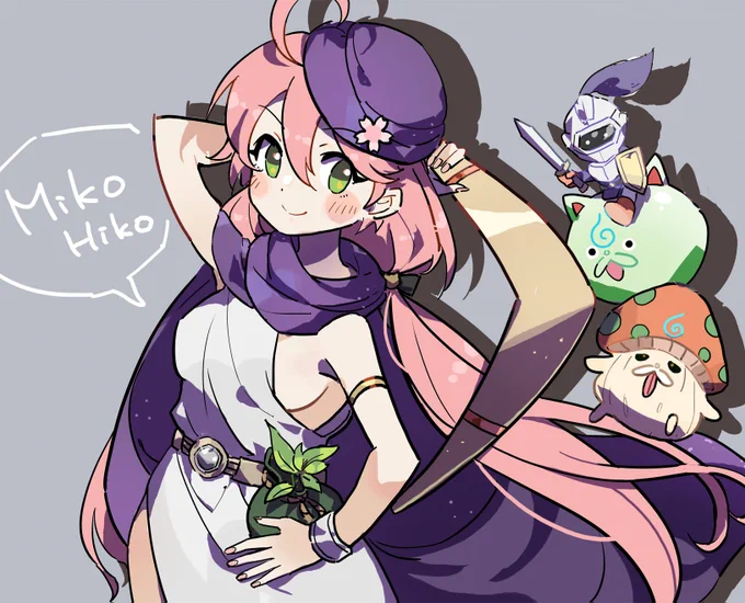 勇者みこひこ!🌸
#miko_Art 