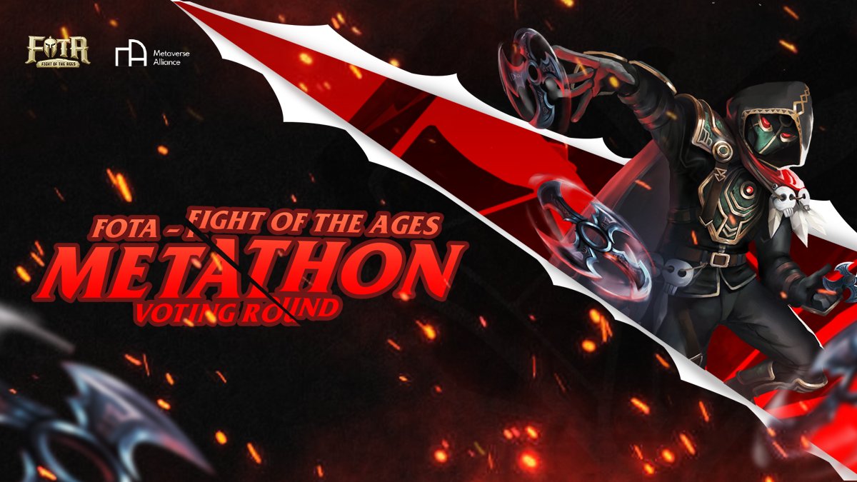 💥#FOTA conquers the #Metathon Voting Round💥

🔥 See the instructions HERE: coinmarketcap.com/alexandria/sig…

 🚨 The Voting Round will end on 20/01/2022

🥇 Show your spirit, FOTA Warriors! It’s our War time 😎

#Finals #Metaverse #GameFi #MixedReality