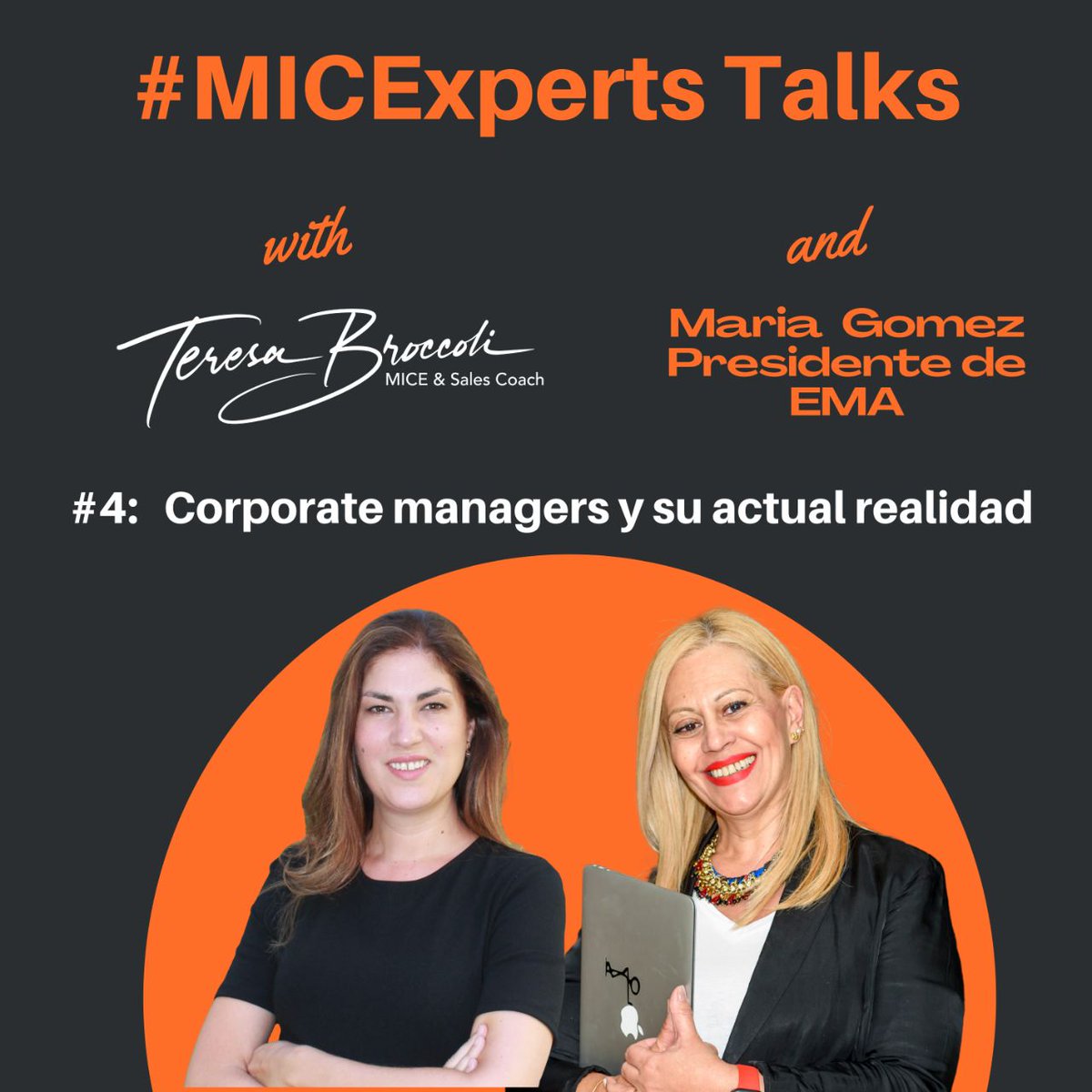 eventmanager_es's tweet photo. 📻Os dejamos por aquí el enlace al podcast #MICEexperts de @BroccoliTeresa en el que participó la presidenta de la EMA, María Gómez, donde hablaron, entre otras cosas, del perfil y las necesidades del Event Manager Corporativo.
🔗https://t.co/EIeXuZCE9r
#event #eventmanager #EMA https://t.co/8hOxDsGKun