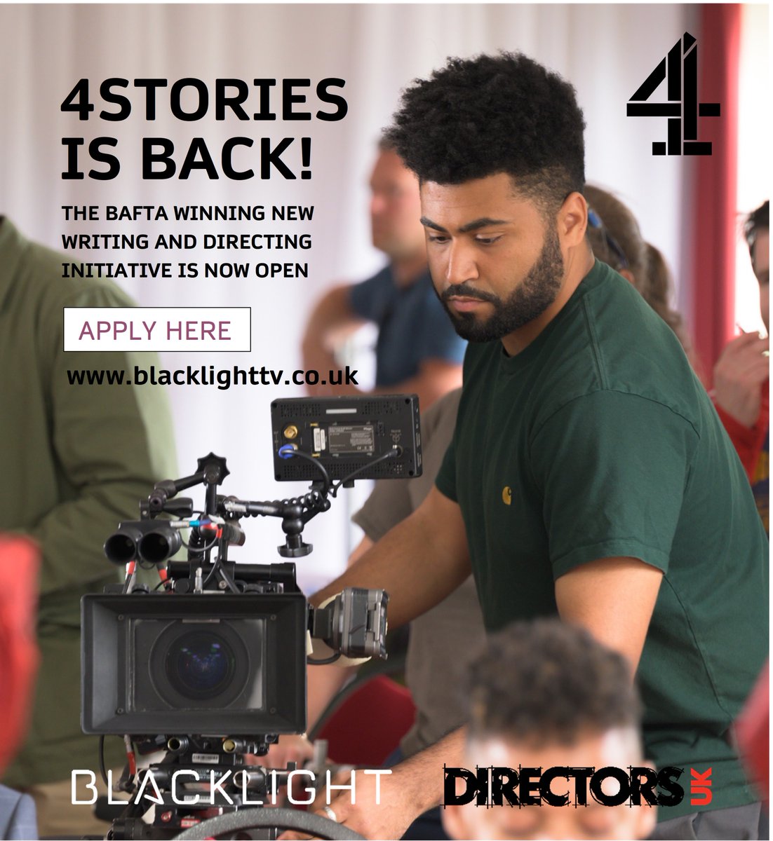 We want to hear from emerging UK writing and directing talent who bring a distinct and alternative view of modern Britain. Who have bold, unique and surprising voices, with wit, urgency and fearless entertainment in their DNA. Apply @ blacklighttv.co.uk by 30th Jan