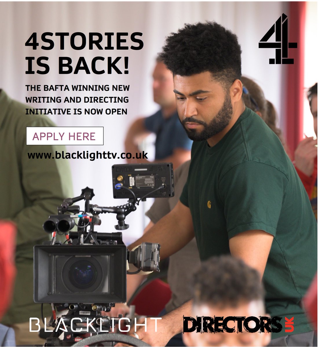 We want to hear from emerging UK writing and directing talent who bring a distinct and alternative view of modern Britain. Who have bold, unique and surprising voices, with wit, urgency and fearless entertainment in their DNA. 

Apply @ blacklighttv.co.uk by 30th Jan