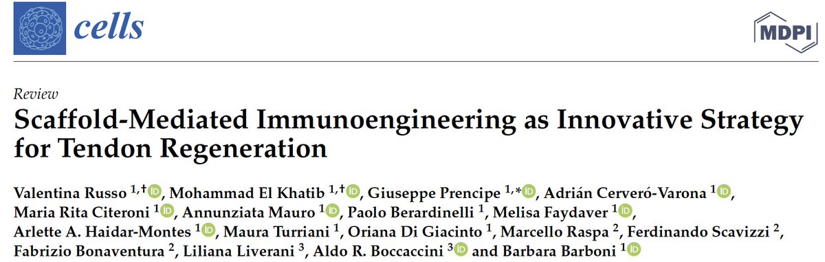 P4_FIT (@p4fit) on Twitter photo We are pleased to announce that it has been recently published a review relative to #P4FIT project. Congratulations to our ESRs <a href="/FdvMelisa/">Melisa Fdv</a>, <a href="/adricerve97/">Adri</a>, <a href="/haidar_montes/">Arlette Haidar Montes</a>, <a href="/UniTeramo/">Università di Teramo</a> and our collaborators.
🔗 mdpi.com/2073-4409/11/2… We are pleased to announce that it has been recently published a review relative to #P4FIT project. Congratulations to our ESRs <a href="/FdvMelisa/">Melisa Fdv</a>, <a href="/adricerve97/">Adri</a>, <a href="/haidar_montes/">Arlette Haidar Montes</a>, <a href="/UniTeramo/">Università di Teramo</a> and our collaborators.
🔗 mdpi.com/2073-4409/11/2…