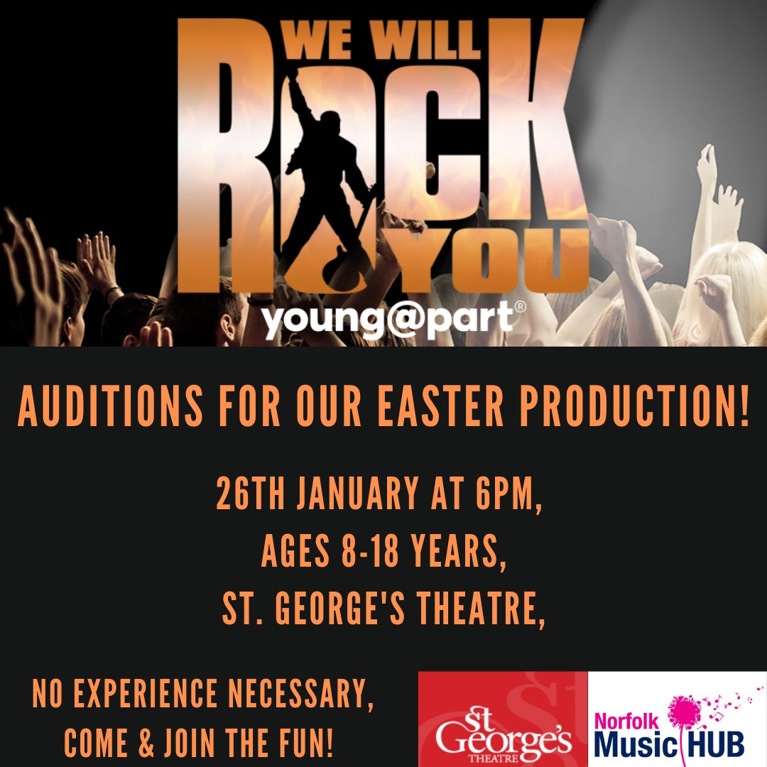 CPOA_Perform's tweet photo. A fantastic FREE opportunity to young people in the local area, thanks to @StGeorgesGY and @NMHub. Would be great to see some @CliffParkOA students involved in this. #Drama #Dance #Music #PerformingArts #MusicalTheatre https://t.co/mZw1y1JgGU