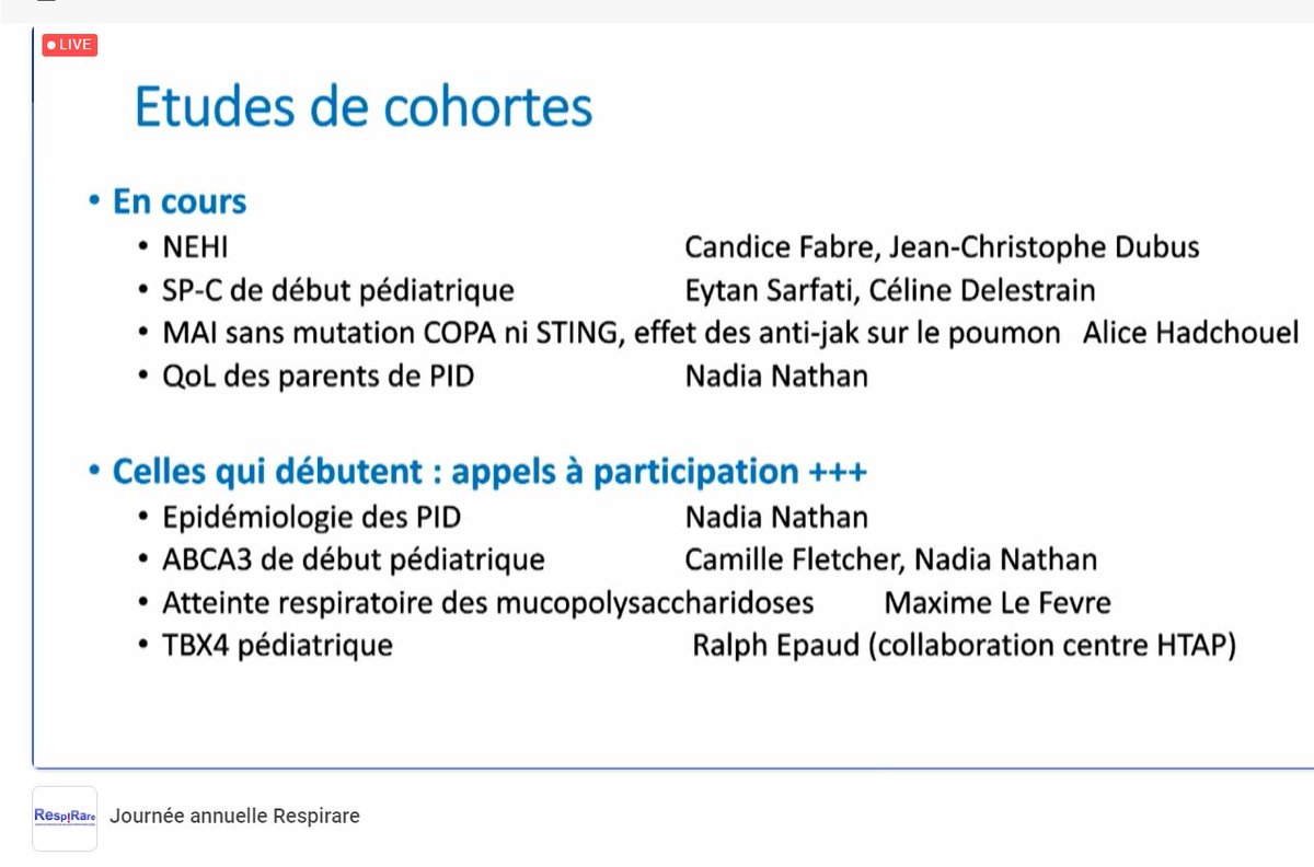 RespiRare (@respirare_fr) on Twitter photo 🔴En direct : Actualité des #PID par le Dr <a href="/nadianathan/">nadianathan</a> #hopitalTrousseau <a href="/APHP/">Assistance Publique – Hôpitaux de Paris (AP-HP)</a> #RCP #livrets #ETP #EtudesCliniques #EtudesCohortes #webinar 🔴En direct : Actualité des #PID par le Dr <a href="/nadianathan/">nadianathan</a> #hopitalTrousseau <a href="/APHP/">Assistance Publique – Hôpitaux de Paris (AP-HP)</a> #RCP #livrets #ETP #EtudesCliniques #EtudesCohortes #webinar