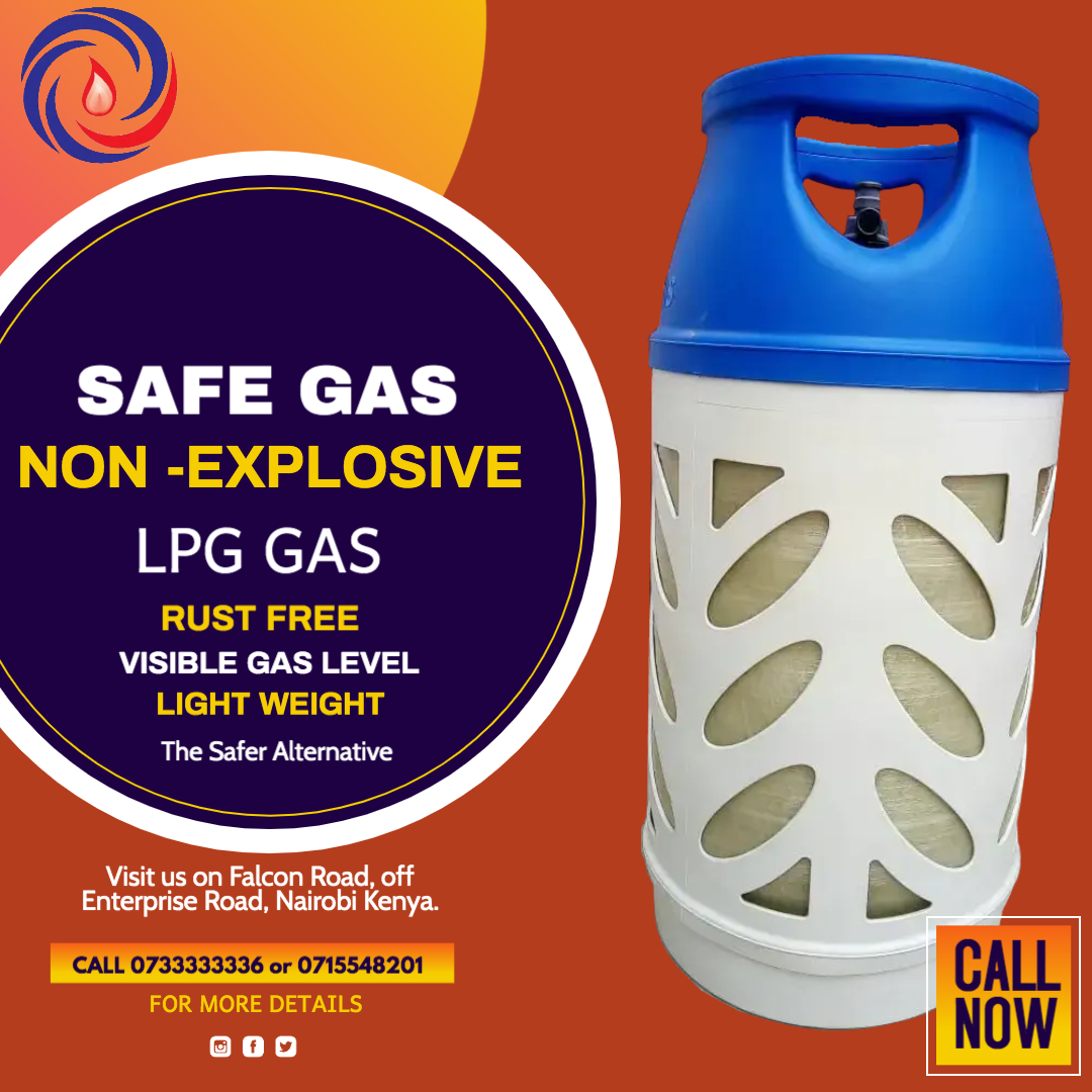 SafeEnergyKe's tweet photo. Safe Gas is #thesaferalternative. Try Safe gas non-explosive cylinders today! https://t.co/bvEGJO463s