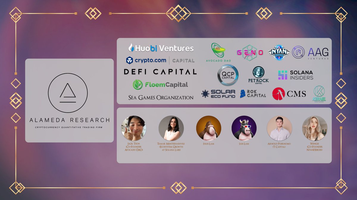 Attention Eizperians, we're here to proudly present Eizper Chain's Seed Partners! ⚔️

We are so honored to have you and your community in our journey through the Eizper World!

<a href="/AlamedaResearch/">Alameda Research</a>
<a href="/tamarincrypto/">Tamar 天马</a>
<a href="/KryptoLam/">𝓛𝓪𝓶</a>
<a href="/NyanQueenWengie/">NyanQueen</a>
@jackular1
@ianlam1
<a href="/ArnoldPoernomo/">Arnold.P</a> 
1/2🧵