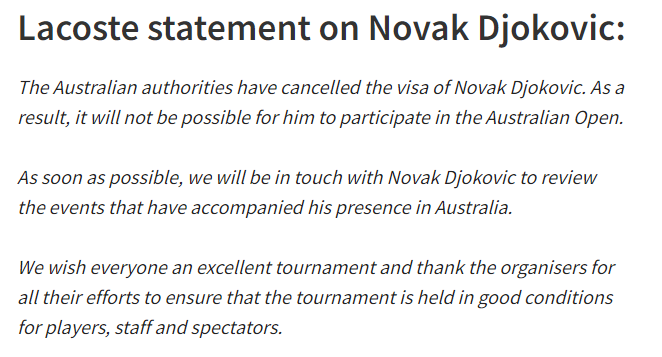 lacoste djokovic