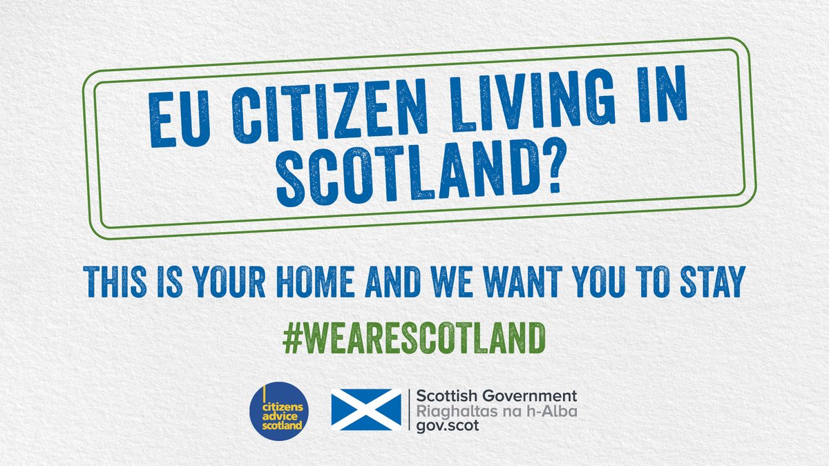 scotgovireland's tweet photo. 🏴󠁧󠁢󠁳󠁣󠁴󠁿 We are supporting EU citizens to #StayinScotland. This is your home and we want you to stay.
For more information on how to access your digital profile and update your details ➡️ https://t.co/h1hs8hzHI2 https://t.co/f0sn7ILjSw