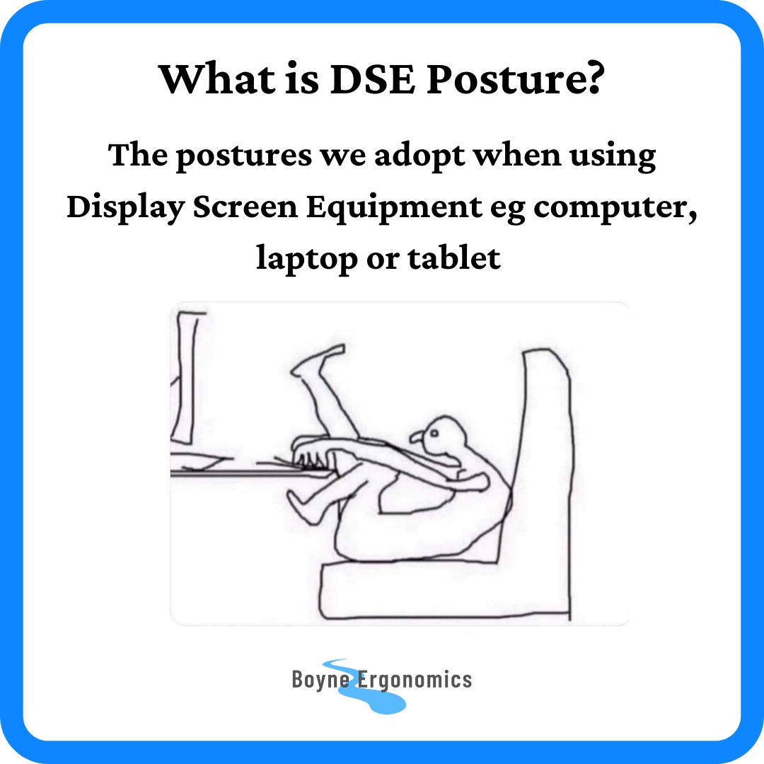 niamh_pentony's tweet photo. The move to working from home has increased focus in DSE posture and how we should position ourselves at our workstations to reduce the risk of discomfort
#DSE #PostureIsImportant #ReduceDiscomfort #DisplayScreenEquipment https://t.co/ulUyxpEHLz