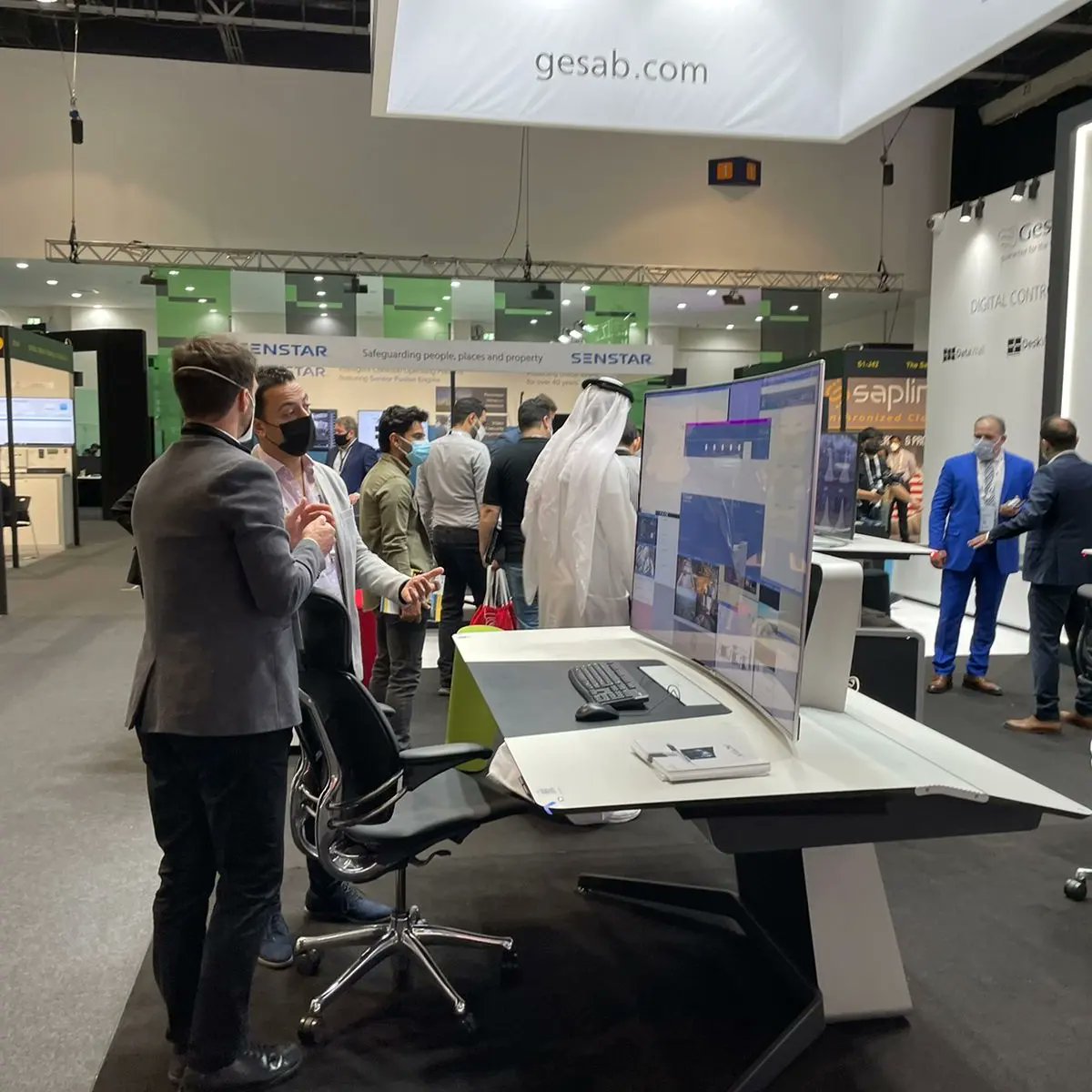 Gesabgroup's tweet image. Haven't you visited our booth S1-I34 at @IntersecExpo yet? You will know our solutions for control centers #controlroomsolutions #technology #innovation #intersec2022
