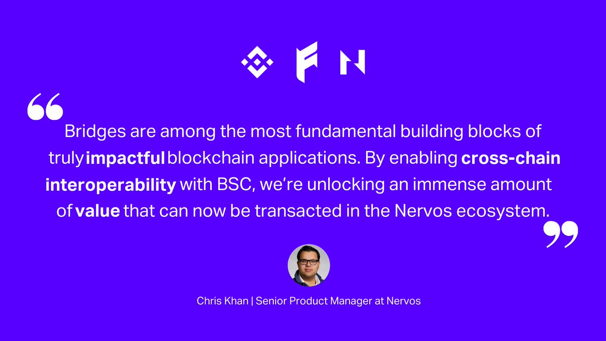 1/
See what our Senior Product Manager, @NervosChris had to say about the #BSC #ForceBridge launch! 💎