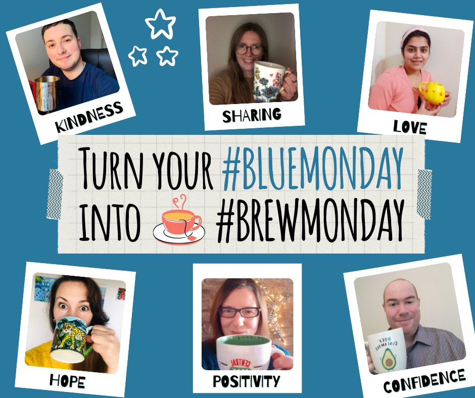 Keeping connected is more important than ever so why not have a cuppa with a friend and turn your #BlueMonday  into #BrewMonday !  Help us spread the word by sharing a picture of yourself with your favorite mug, tag us and hashtag #BrewMonday
