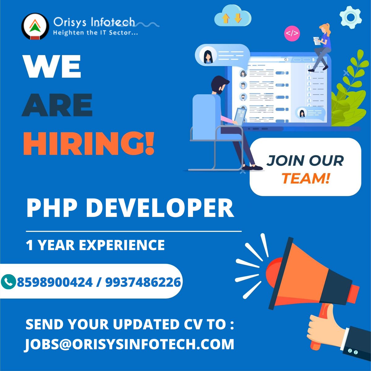 Orisys_infotech's tweet image. 📢 Requirement for PHP Developer 📢
Visit Now ➡️ indeedhi.re/3fwJp4h
#softwaredevelopmentjob #phpdeveloperjobs #websitedevelopmentjob #SoftwareDevelopmentCompanyIndia #Softwaredevelopmentcompanybhubaneswar