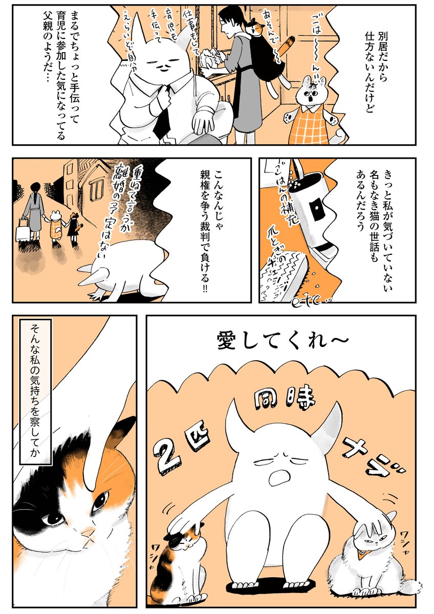『別居婚でも猫に好かれたい』
(2/2) 