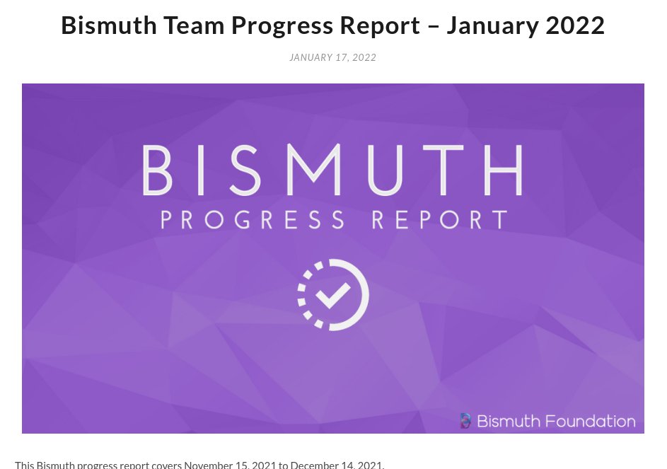 BismuthPlatform's tweet photo. Latest #BismuthPlatform monthly report is out
https://t.co/y9QDslK2hG
$BIS $wBIS https://t.co/GfDBCeGYZO