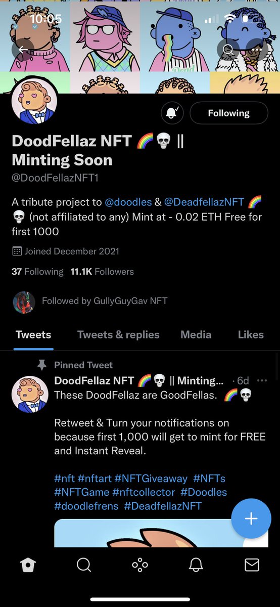 RyanMullen1994's tweet photo. @DoodFellazNFT1 @DeadFellaZ @eggmanNFT @BeckyRhodesNFT https://t.co/cOOnCxuwwB
