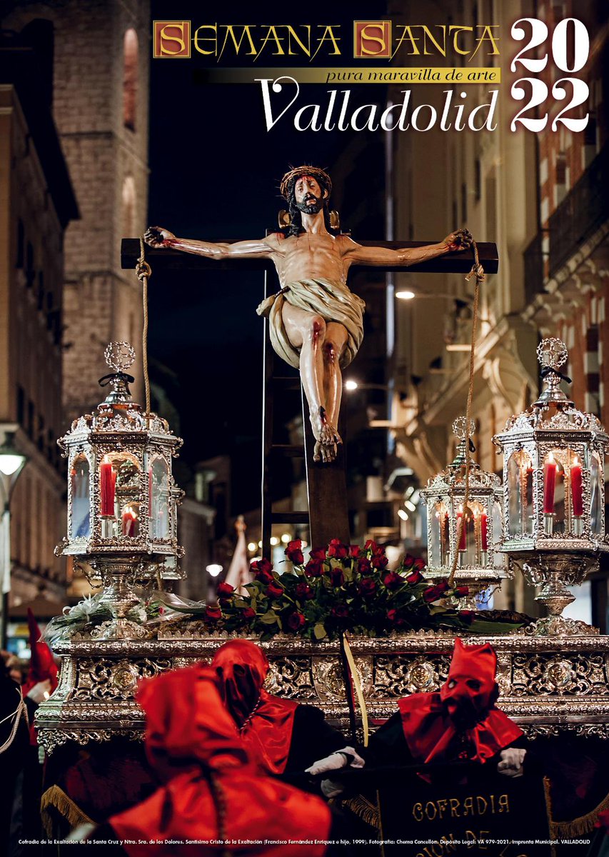 jcssvall's tweet photo. Cartel Oficial Semana Santa de Valladolid 2022. https://t.co/MgVyPEutlL