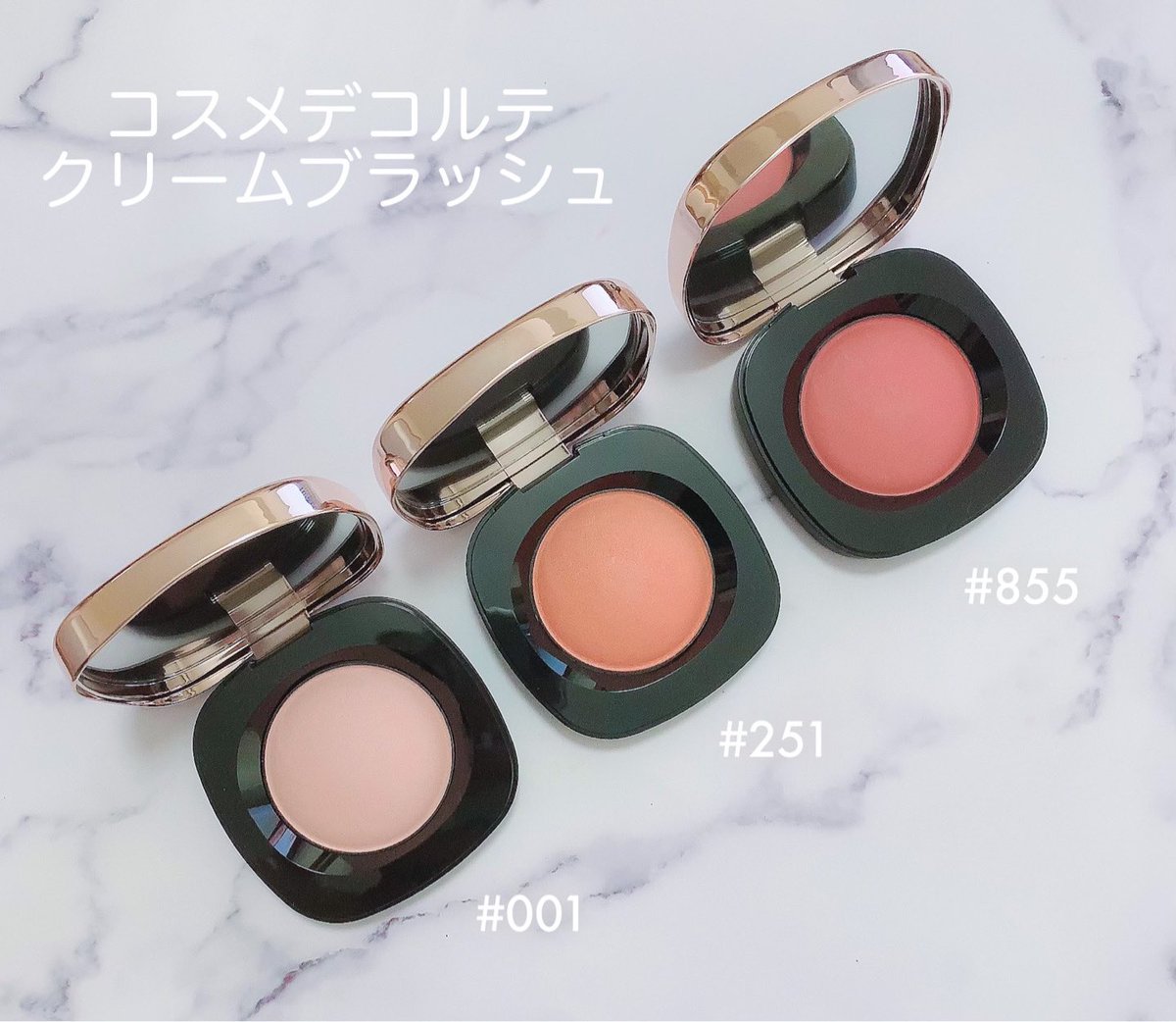 p_u3u_r_i_n's tweet photo. コスメデコルテ 春コスメ買ってきました〜！
▶アイグロウジェム BE399、OR281
▶クリームブラッシュ 001、251、855

全部春色🥺🌸どれもタイプな色すぎてわくわくが止まりません‥🤭春コスメ楽しくて仕方ない♡ https://t.co/nRtk2rFqcP