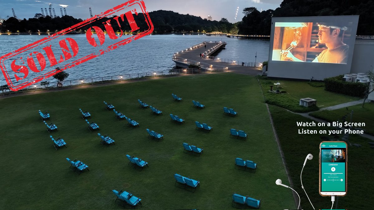 We sold out in 48 hours... Thanks to everyone who booked and looking forward to seeing you at our FIRST official SG public <a href="/cinewav/">Cinewav</a> event. Such a relief. Spent most of the pandemic building a new event based product unsure if anyone would like it...seems they do...