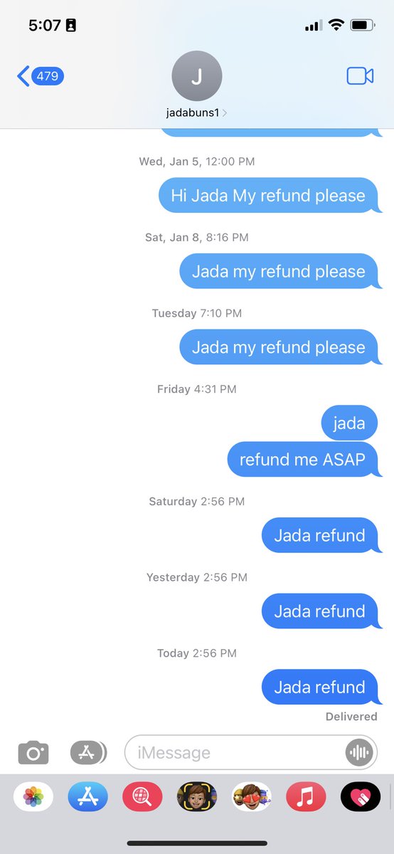 kaiswashami's tweet photo. Since it's been months since I started asking for refunds &amp; it's been weeks of no contact: here's my first scammer post just for her ٩( ᐛ )و 

Scammer~ 
Jada Bañez  0935 968 8522 ♡ https://t.co/2KJsjfSD5t