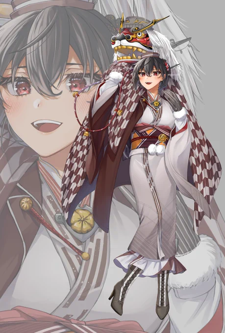 長門(晴れ着mode) 